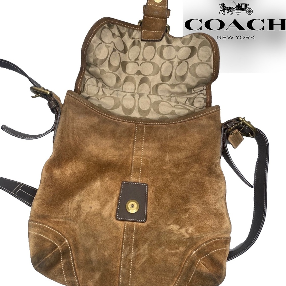 COACH Vintage Suede Purse 👜